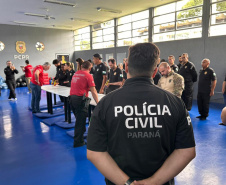 PCPR prepara servidores para uso de armas não letais durante o Verão Maior Paraná