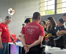 PCPR prepara servidores para uso de armas não letais durante o Verão Maior Paraná