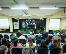 Instituto Água e Terra entregou nesta quinta-feira (11) 10 Planos de Manejo para as Unidades de Conservação (UCs). Nesta sexta-feira (12) será feito o repasse de 19 caminhonetes Ford Ranger.