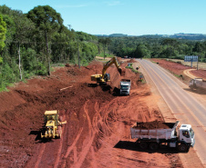 PR-466 duplicação entre Pitanga e Turvo