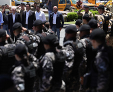 O governador Carlos Massa Ratinho Junior lançou nesta quarta-feira (10), em Curitiba, a nova etapa do Programa Olho Vivo, que marca o início da integração de tecnologias de Inteligência Artificial (IA) ao sistema estadual de videomonitoramento.