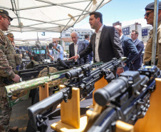 O governador Carlos Massa Ratinho Junior lançou nesta quarta-feira (10), em Curitiba, a nova etapa do Programa Olho Vivo, que marca o início da integração de tecnologias de Inteligência Artificial (IA) ao sistema estadual de videomonitoramento.