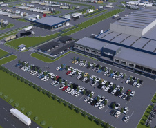 Com capacidade para 2 mil caminhões/dia, novo Porto Seco de Foz do Iguaçu será o maior da América Latina