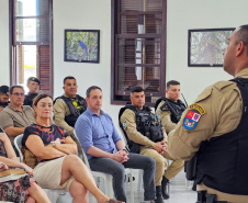 SESP - Palestra do Programa Mulher Segura Paraná destaca desafios na prevenção ao feminicídio em Guaratuba
