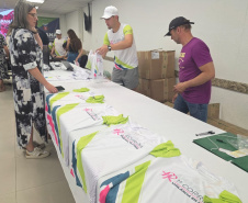 Entrega de kits da 1ª Corrida de Vigilância em Saúde movimenta a Sesa