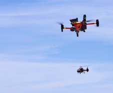 Com drones de alta tecnologia, bombeiros reforçam prevenção a afogamentos