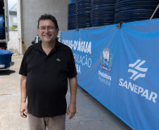 Sanepar entrega 1.500 caixas-d’água para atender famílias no Litoral