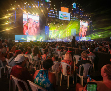 O grupo Roupa Nova durante a apresentacao do seu show dentro da programacao do Verao Maior Parana, em Matinhos - 15/02/2026 - Foto: Geraldo Bubniak/AEN