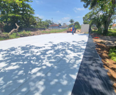 Em um dia, Sanepar instala reservatório para mais 250 mil litros d’água em Pontal do Paraná