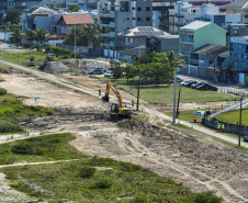 Já em andamento, obras de requalificação da orla de Pontal do Paraná vão melhorar balneários