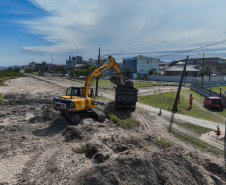 Já em andamento, obras de requalificação da orla de Pontal do Paraná vão melhorar balneários