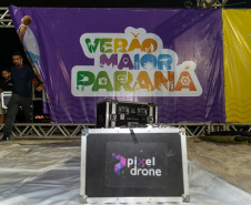 Chegada Drones para o show do Alok