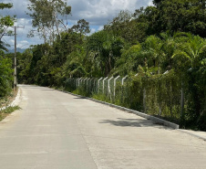  pavimentação em concreto da Estrada da América em Morretes.