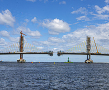 Reta final: veja como vai funcionar o encontro da parte estaiada da Ponte de Guaratuba
