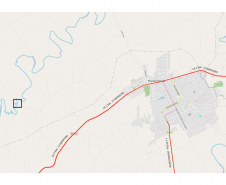 Ponte Rio São João em Prudentópolis (mapa)