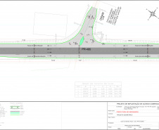 PR-495 Medianeira, local do novo trevo (projeto)