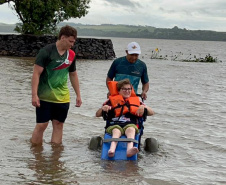 Praia Acessível supera 600 atendimentos nas duas primeiras semanas de Verão Maior