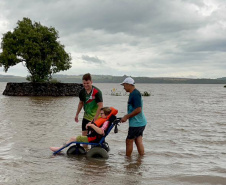 Praia Acessível supera 600 atendimentos nas duas primeiras semanas de Verão Maior
