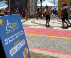 Praia Acessível realiza 250 atendimentos na primeira semana da temporada 2025/2026