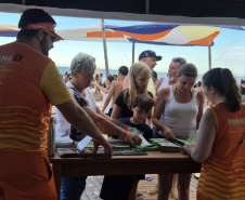 IAT ATENDE MAIS DE 10 MIL PESSOAS EM DUAS PRIMEIRAS SEMANAS DE AÇÕES AMBIENTAIS DO VERÃO MAIOR PARANÁ