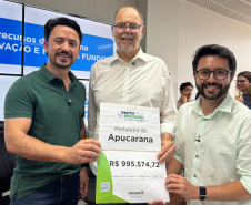 Apucarana recebe R$ 995 mil em recursos do Estado para fomento da inovação