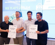 SECID - Estado autoriza mais R$ 197 milhões para pavimentação em 15 municípios