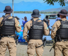 Patrulha Costeira da PMPR reforça segurança no litoral durante o Verão Maior Paraná