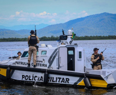 Patrulha Costeira da PMPR reforça segurança no litoral durante o Verão Maior Paraná