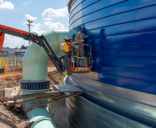 Curitiba constrói maior reservatório em aço da América Latina 