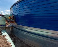 Curitiba constrói maior reservatório em aço da América Latina 