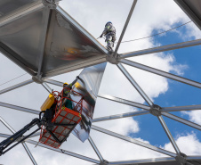 Curitiba constrói maior reservatório em aço da América Latina 