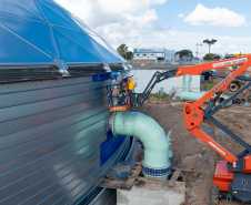 Curitiba constrói maior reservatório em aço da América Latina 