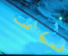 Com apoio da Aeronave Falcão, PMPR apreende droga escondida em tanque de combustível na BR-277