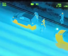 Com apoio da Aeronave Falcão, PMPR apreende droga escondida em tanque de combustível na BR-277