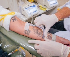 Paraná registra queda nos estoques de sangue O+ e O-