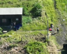 PCPR usa drones e desarticula ponto de venda de drogas em Matinhos