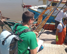 Atividades ambientais na Ponte de Guaratuba