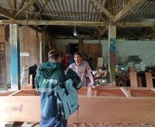 Atividades ambientais na Ponte de Guaratuba