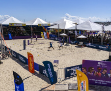 Arena Portos do Paraná em Caiobá recebe um dos maiores torneios de beach tennis do mundo