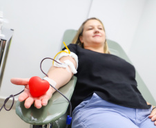 Primeiras doadoras marcam a abertura da Unidade de Coleta Central do Hemocentro Regional de Londrina
