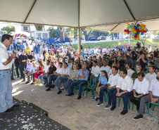 Com aporte de R$ 10 milhões do Estado, escola de Cascavel é inaugurada após reconstrução