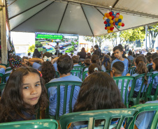 Com aporte de R$ 10 milhões do Estado, escola de Cascavel é inaugurada após reconstrução