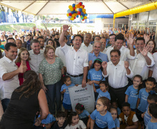 Com aporte de R$ 10 milhões do Estado, escola de Cascavel é inaugurada após reconstrução