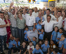Com aporte de R$ 10 milhões do Estado, escola de Cascavel é inaugurada após reconstrução