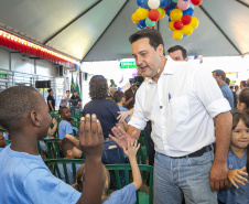 Com aporte de R$ 10 milhões do Estado, escola de Cascavel é inaugurada após reconstrução