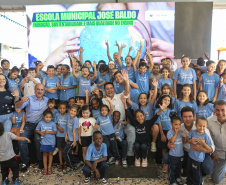 Com aporte de R$ 10 milhões do Estado, escola de Cascavel é inaugurada após reconstrução
