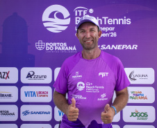 Arena Portos do Paraná em Caiobá recebe um dos maiores torneios de beach tennis do mundo