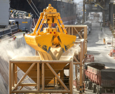 Portos do Paraná registram salto na movimentação de cevada e malte