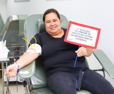 Primeiras doadoras marcam a abertura da Unidade de Coleta Central do Hemocentro Regional de Londrina