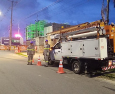 No Carnaval, Copel reforça equipes de manutenção no litoral